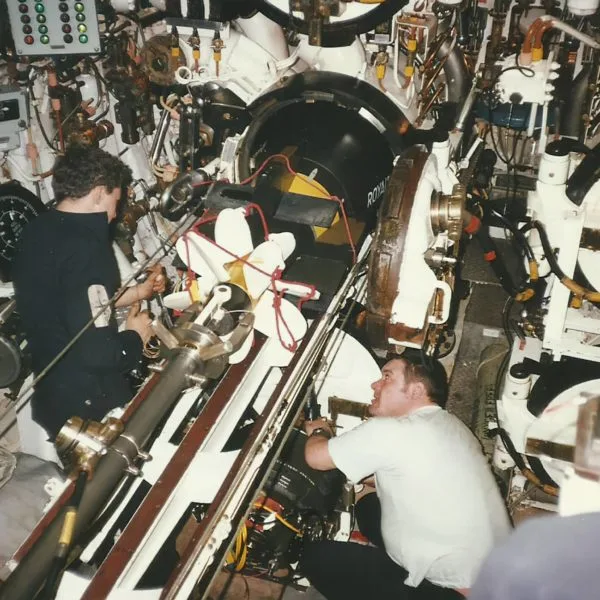 Tigerfish nearly home ready for tube mounted dispenser - Opossum 1990 - Ian Moore's