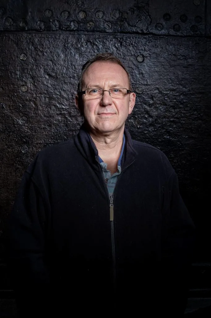 Portrait of Colin Clarke by Julian Winslow for Submariners' Stories Oral History project