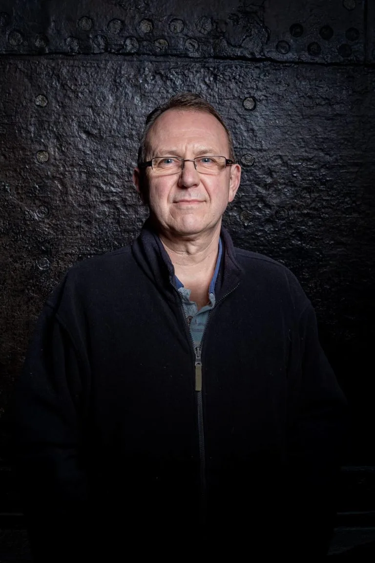 Portrait of Colin Clarke by Julian Winslow for Submariners' Stories Oral History project