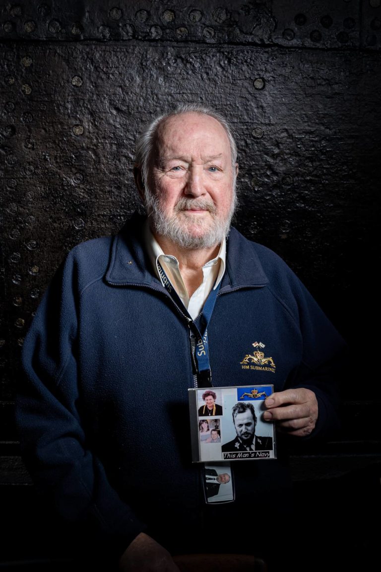 Portrait of Don Cleavin by Julian Winslow for Submariners' Stories Oral History project