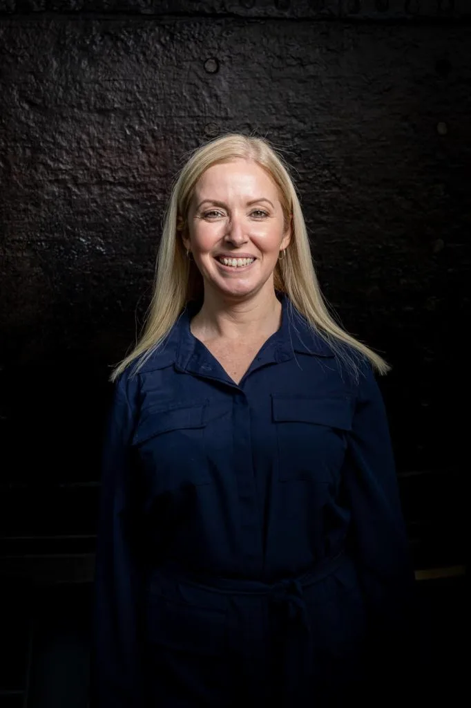 Lesley Ure portrait by Julian Winslow for Submariners' Stories Oral History project
