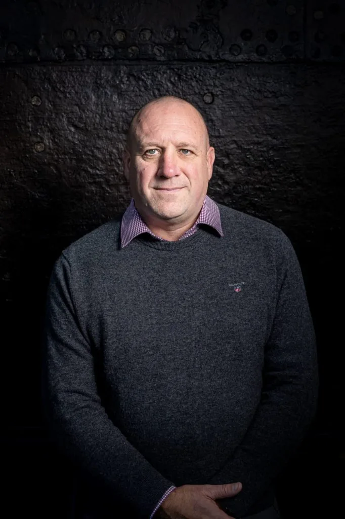 Portrait of Steve Thorpe by Julian Winslow for Submariners' Stories Oral History project