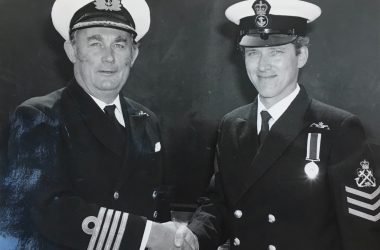 1977, HMS Dolphin, receiving my long service and good conduct medal from Captain SM 1 – David White 1977, HMS Dolphin, receiving my long service and good conduct medal from Captain SM 1 - David White - IMG_2736