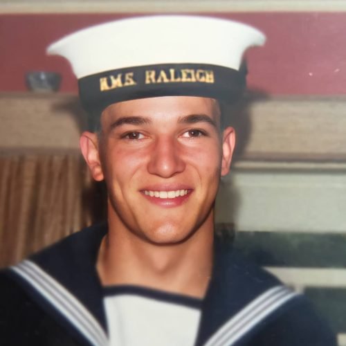 1984 - first time home in rig - Jim Perks