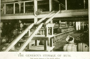 7110 Gosport Royal Clarence Yard Weevil Lane Rum Store interior - Gosport Society