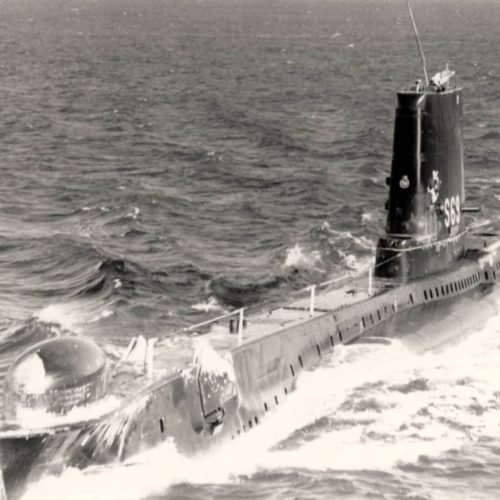 Auriga entering Halifax - Jan 1963