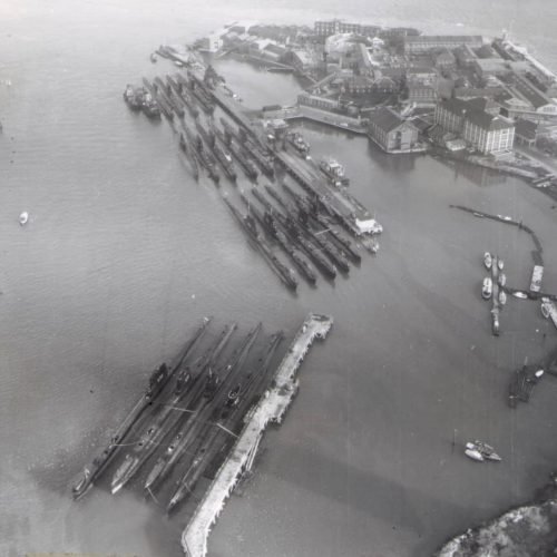 Blockhouse - Aerial 1950s - Neg 5759