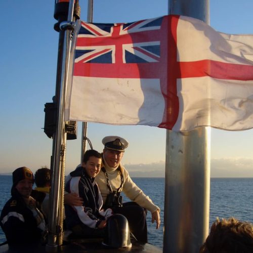 Fathers and Sons at sea 2005 HMS Torbay - Chris Groves