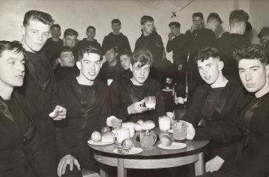 HMS Ganges - Opening of Leading Junior's canteen 1962 - Brian Wood
