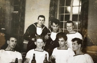 HMS Lowestoft crew canteen Malta 1964 - Brian Wood