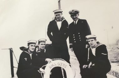 HMS Otus (Welsh contingent) on a visit to Barry 1967 - Brian Wood