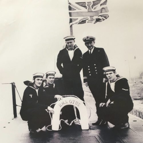 HMS Otus (Welsh contingent) on a visit to Barry 1967 - Brian Wood