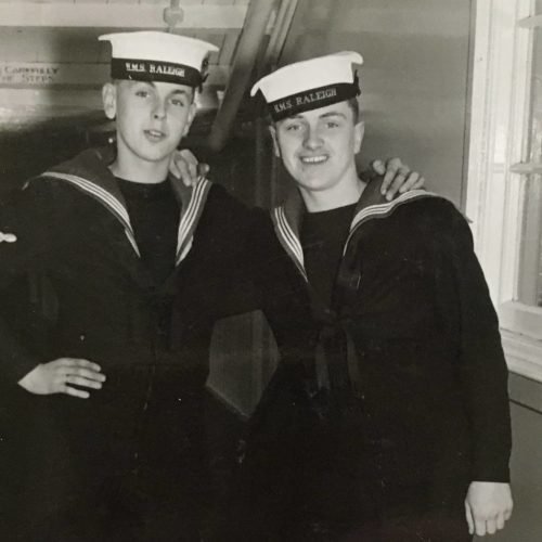 HMS Raleigh for under training in 1961 - Colin Hamilton