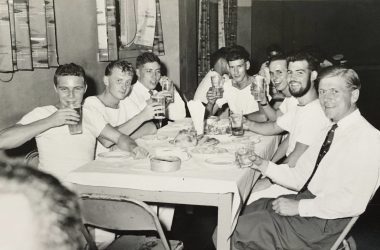 Having drinks in Kuwait 1962 - Colin Hamilton