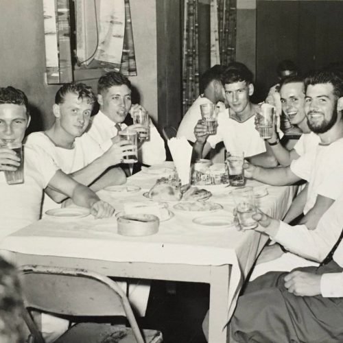 Having drinks in Kuwait 1962 - Colin Hamilton