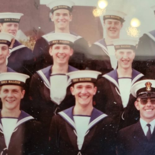 Passing out HMS Raleigh 1984 - Jim Perks