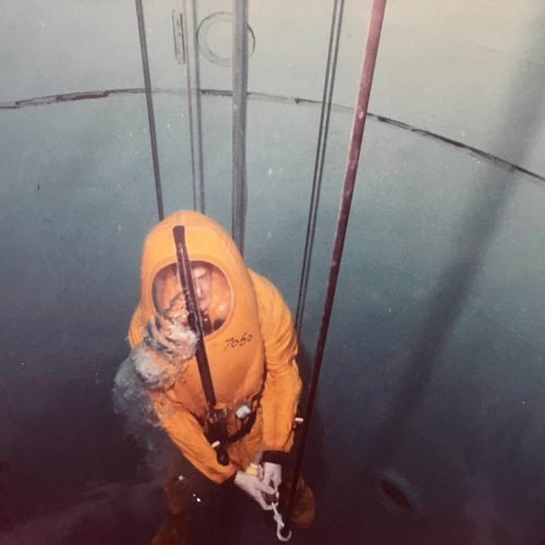 Mk 8 Escape suit in SETT Late 1980s - Brian Wood