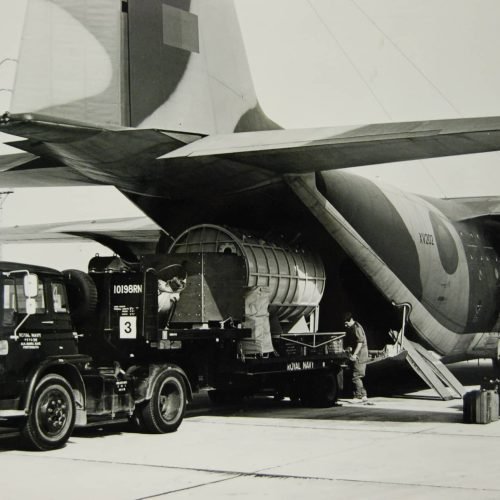 OSP - Box 9 - 23 - SPAG team loading into Royal Navy Plane