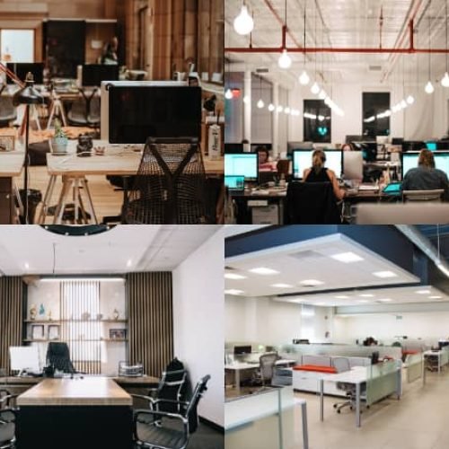 Office scenes composite