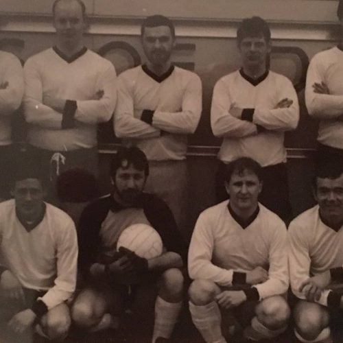 Ron Gordon and the football team