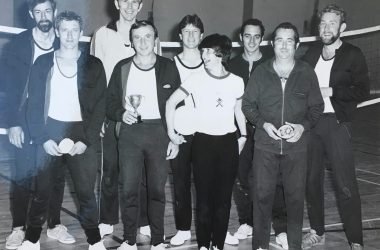 Submarine Escape Tank Staff Volleyball team winning the inter part competition – David White Submarine Escape Tank Staff Volleyball team winning the inter part competition - David White