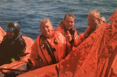 Test rescue with Italian SPAG team Taranto, Italy mid 2000s - Brian Wood