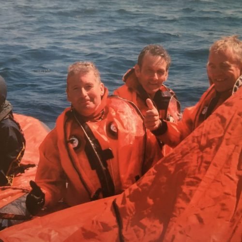 Test rescue with Italian SPAG team Taranto, Italy mid 2000s - Brian Wood